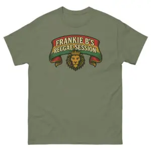 Frankie B’s Reggae Session Banner Logo Tee – Starting at $12