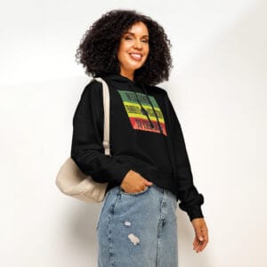 “Welcome to the Sesh” Women’s Organic Hoodie – Frankie B’s Reggae Session
