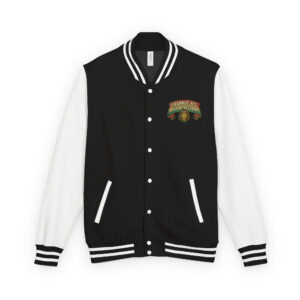 Heavyweight letterman jacket